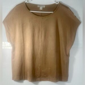 COLD CREEK BROWN PULLOVER SLEEVELESS TANK TOP SIZE PL